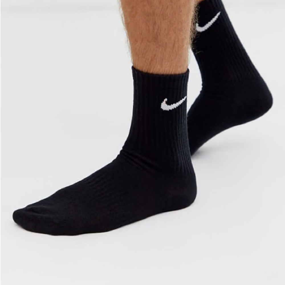 Nike Black Athletic Crew Socks